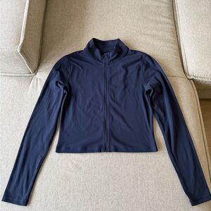 Aritzia golden butter limit zip longsleeve